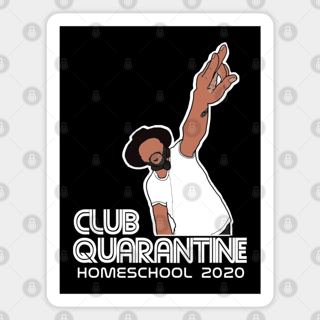 CLUB QUARANTINE Magnet by thedeuce